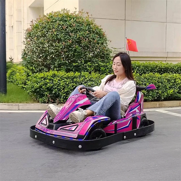 New Style Amusement Park Electric Karting Battery Racing Go Kart for Children and Adults for Sales