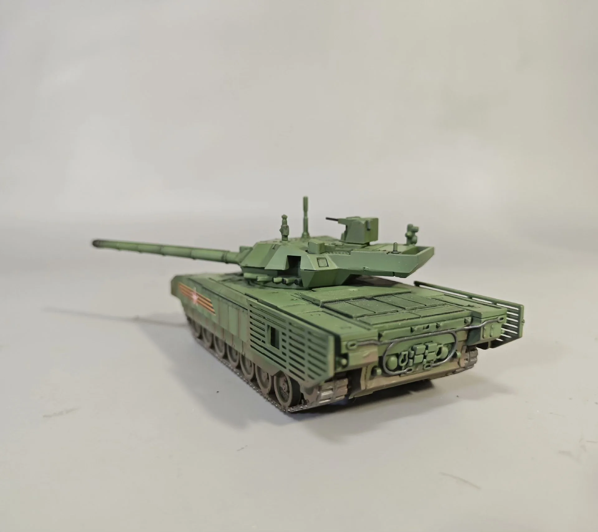 1:72 Russian T-14 Armata tank mo, hand-painted finished model decorative ornament, plastic material (ships after 3 days of work) view 3