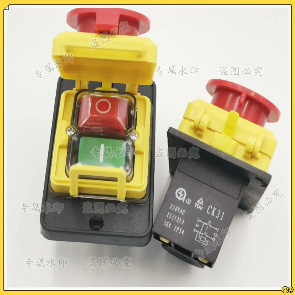 CK31 400VAC three-phase magnetic self-locking switch, start button, cutting machine switch