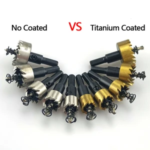 5Pcs 16-30mm HSS Hole Saw Set Titânio Revestido Broca Coroa de Perfuração para Metal Aço Inoxidável Ferramenta De Corte De Madeira 8 principais vendas brocas para bijuterias - №7