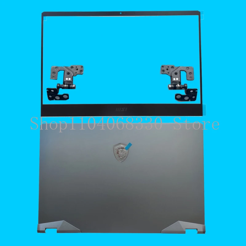 New for MSI GE66 Raider 10SD 10SE MS-1541 1542 LCD Back Cover Bezel Hinges /Blue