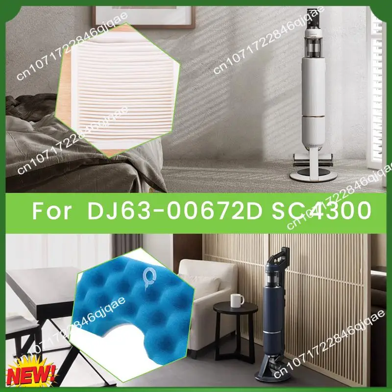 

A48I 5Pcs/Lot Filter & Hepa Filter Replacement For Dj63-00672D Sc4300 Sc4470 Sc4570 Vc-B710W Vacuum Cleaner Filter Parts
