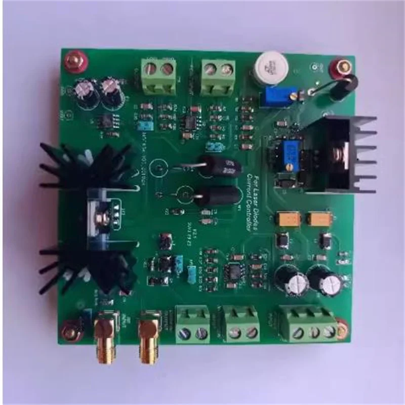 Adjustable precision constant current source LED laser driving current control with low noise  circuit board