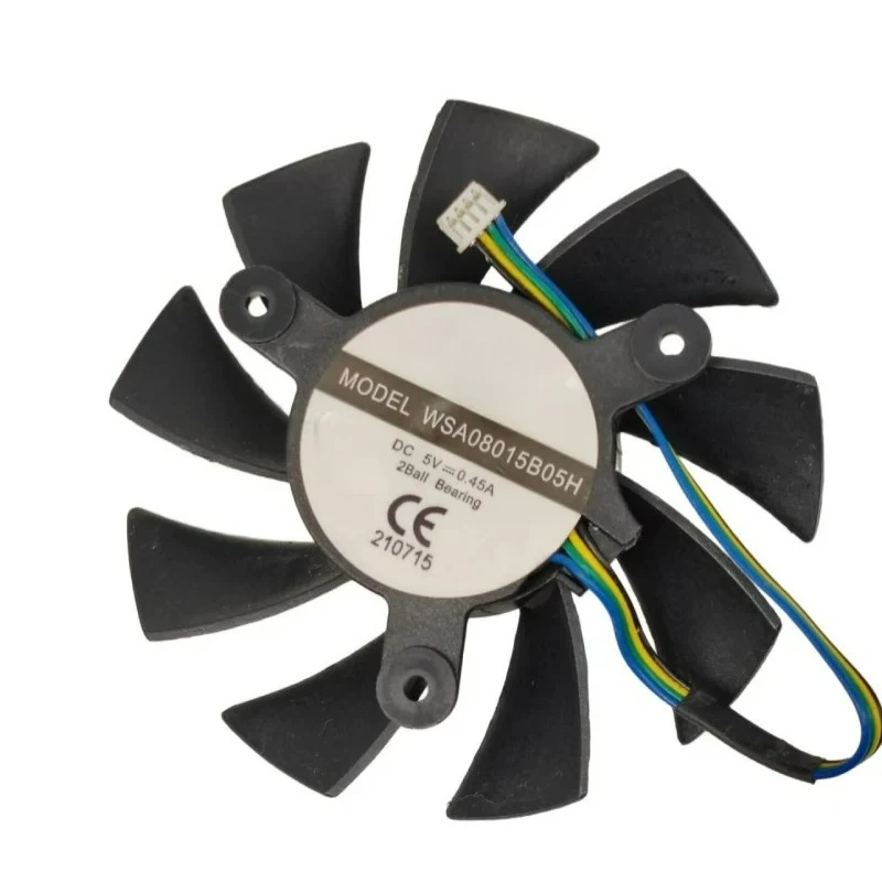 Silent Fan Model WSA08015B05H, 7.5cm Diameter, 5V, Mounting Hole Spacing 42mm, for OPS All-in-One Teaching Machines