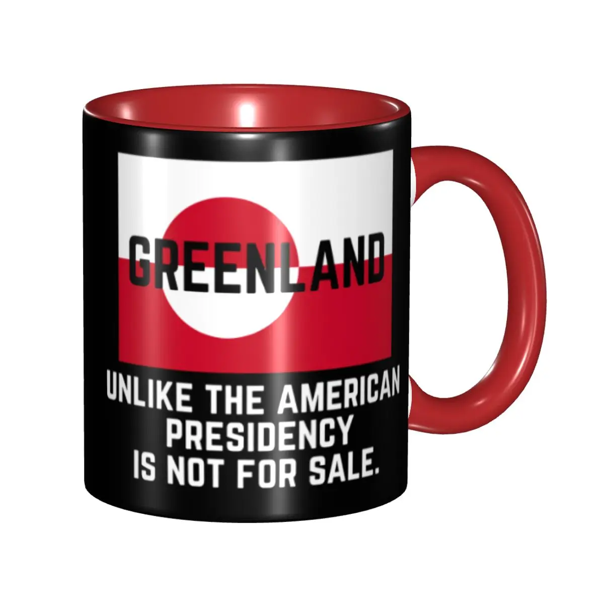 

Hands Off Greenland Is Not For Sale MGGA Coffee Mugs Kawaii Tea Cups For Office