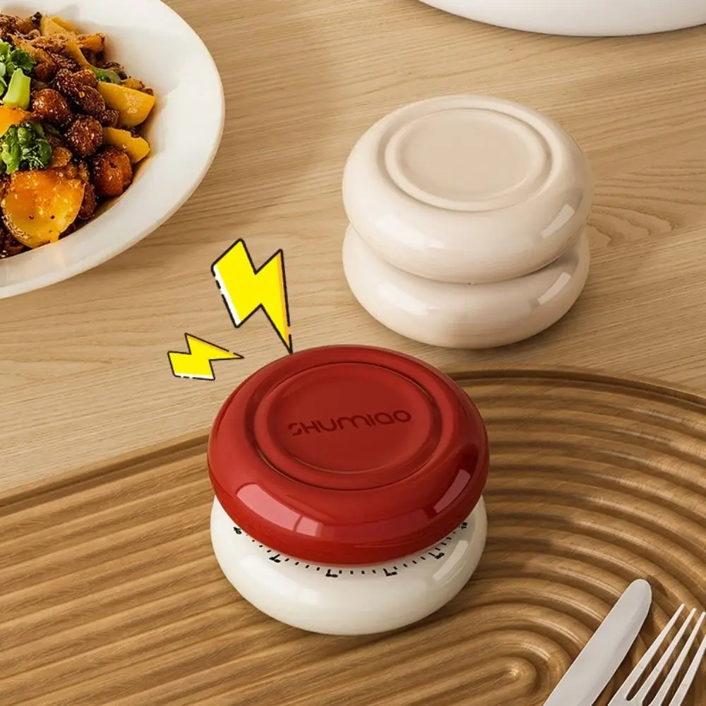 

Kitchen Gadgets Cute Kitchen Cooking Timer Countdown Function Household Magnetic Timer Dopamine Mechanical Timer Classroom