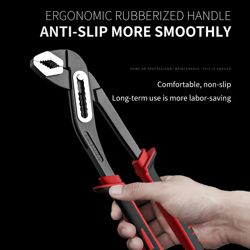 Universal Heavy Duty Quick Wrench Water Pump Pliers Multifunctional Open Large-nosed Pliers Clamp Pliers Hand Tools for Plumber