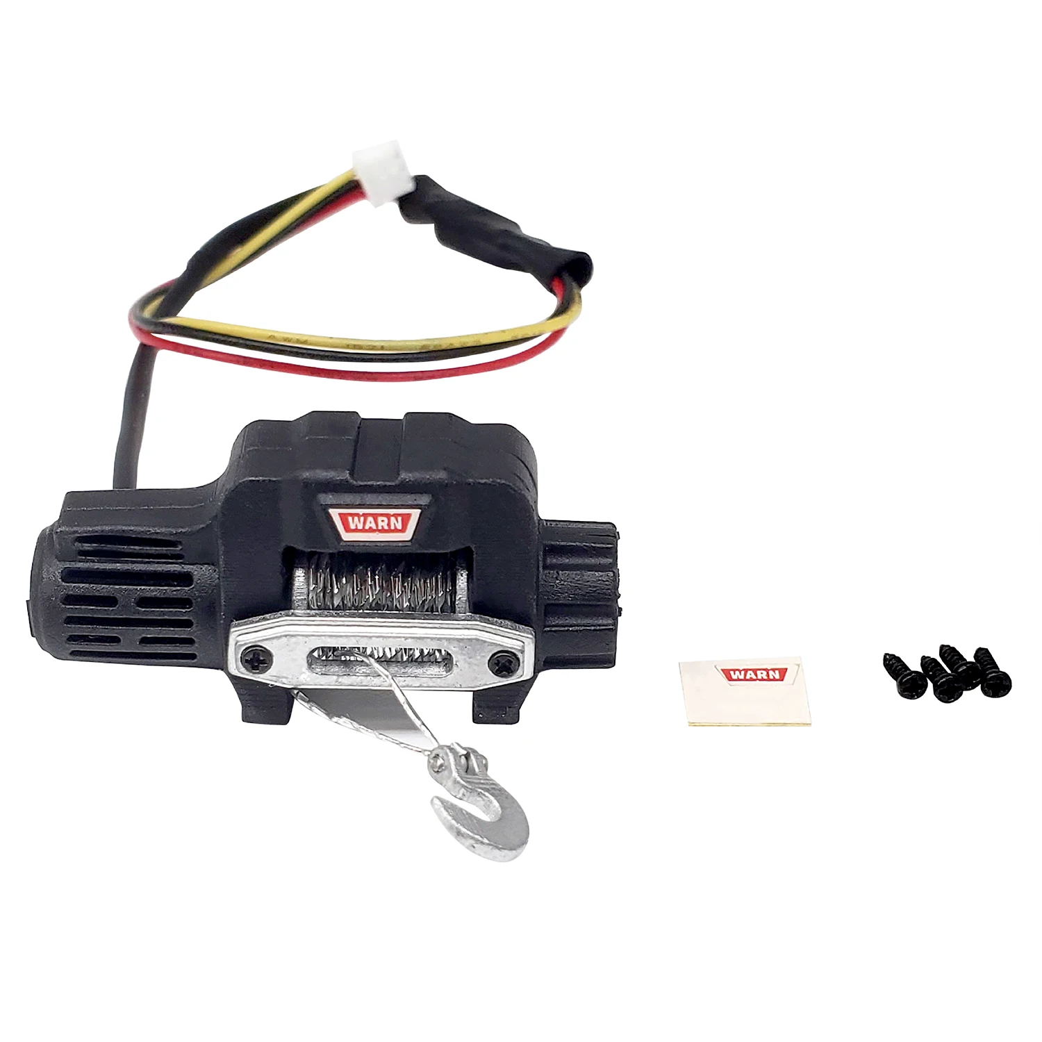 Simulated Winch +Front Bumper With LED Light For Hpi Venture Artificial 1/18 Toyota Hilux Hynix Brushed Version Special Winch