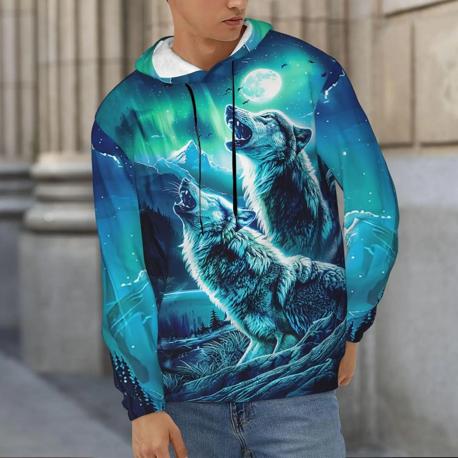 Colorful Cats Graphic Men's Hoodies 3D Print Fashion Design Funny Pattern Long Sleeve Clothes Loose Comfortable Hooded Pullovers
