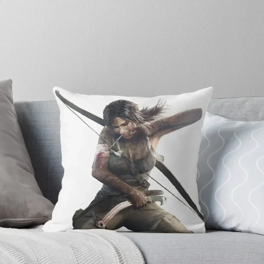 

lara croft Throw Pillow Pillow Decor Luxury Sofa Cushions Sofa Cushions Pillowcases Bed Cushions pillow