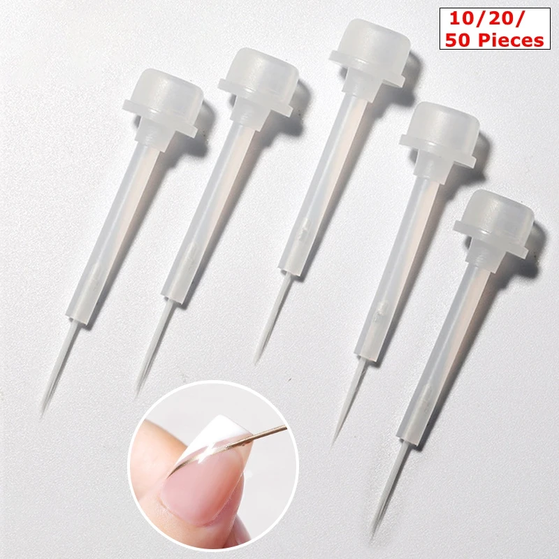 *10-50pcs Nail Polish Replacement Brush Drawing Details Nail Art Liquid Gel Brush Nail Polish Pen Head Applicator Nail Brush DIY