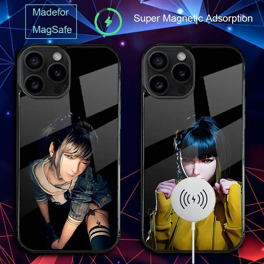 

Phone Case For iPhone 17,16,15,14,13,12,11,Pro,Max,Plus,Mini,SE4,E Magnetic S-Stellar Game Blades Magsafe Wireless Charging