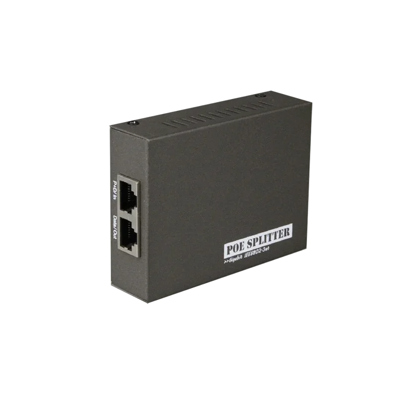 

PS-1218TG Gigabit POE splitter IEEE802.3at provides three voltage options