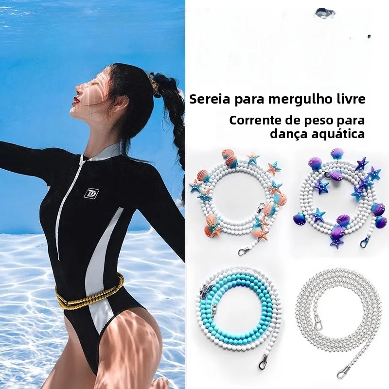catena-di-peso-frenzel-per-apnea-e-danza-subacquea-anelli-per-collo-vita-mani-e-piedi-attrezzatura-per-immersioni-subacquee