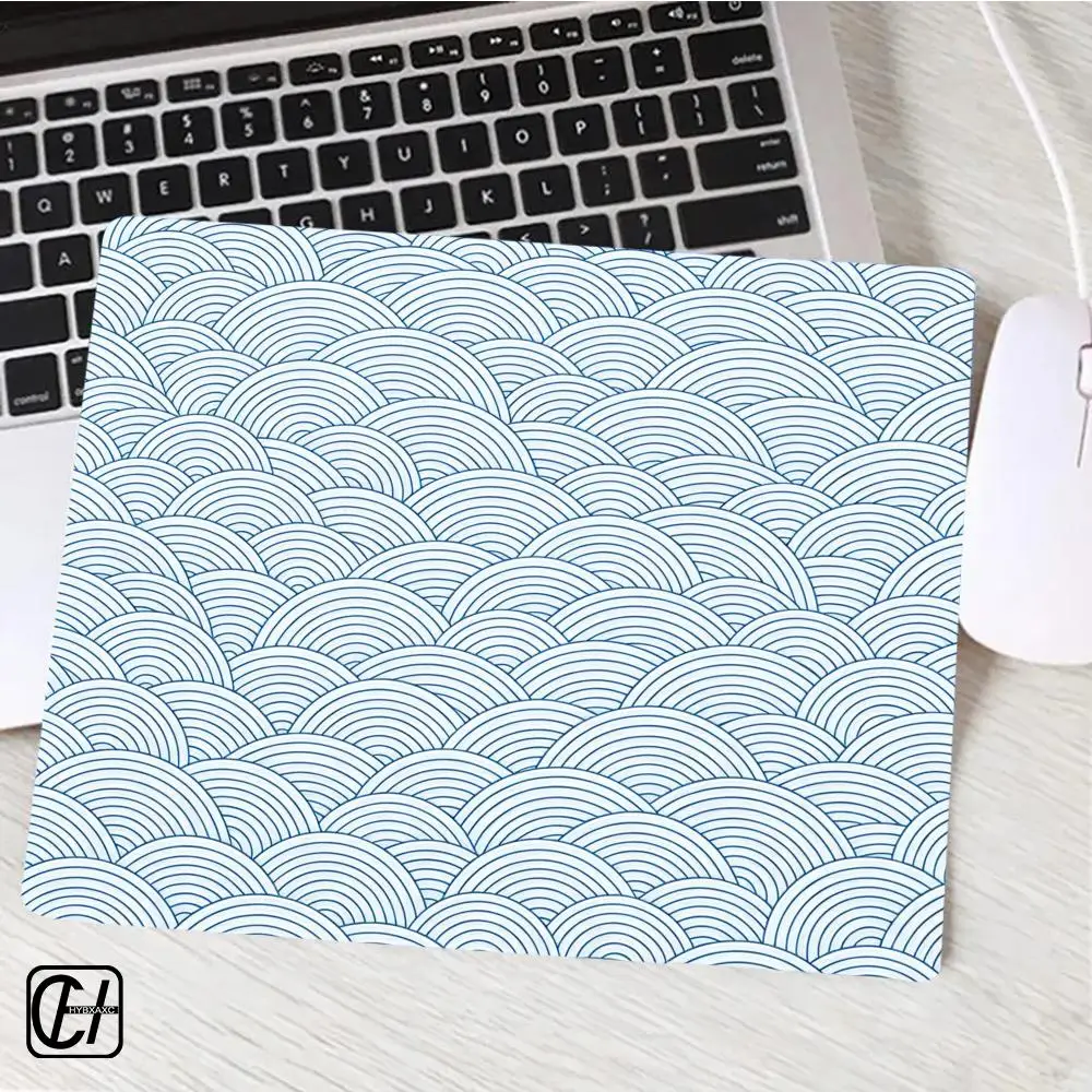 Minimalist Japan Texture Small Mouse Pad Gaming Laptop HYBXXC Gamer Carpet Keyboard Mat Desk Protector Anime Cartoon Mouse Pad