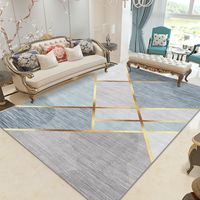 Modern Geometric Decorative Rug for Living Room Non-slip Carpet for Rooms Home Carpets Senior Coffee Tables Mat Easy Cleaning