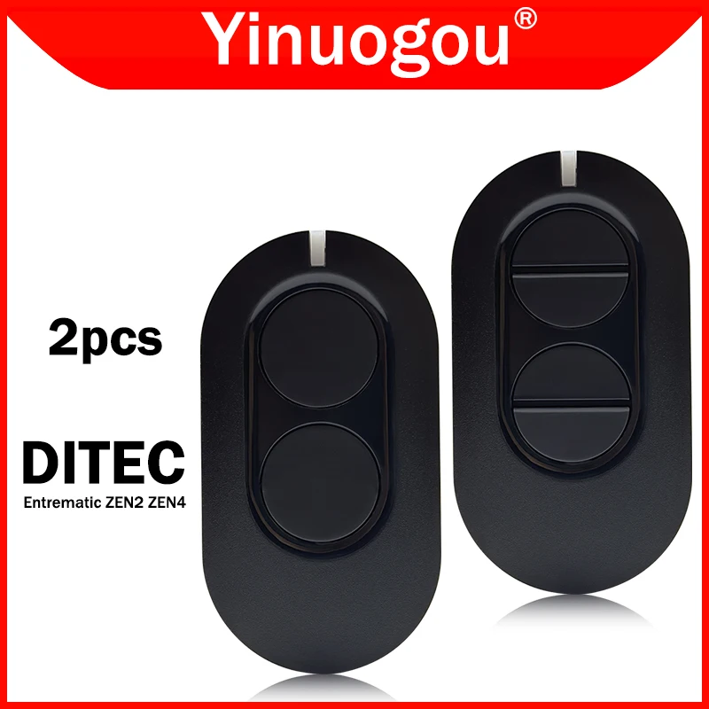 

DITEC Entrematic ZEN ZEN2 ZEN4 ZEN2W ZEN4W GOL4 BIXLG4 BIXLP2 BIXLS2 Garage Door Remote Control 433MHz Rolling Code Programming