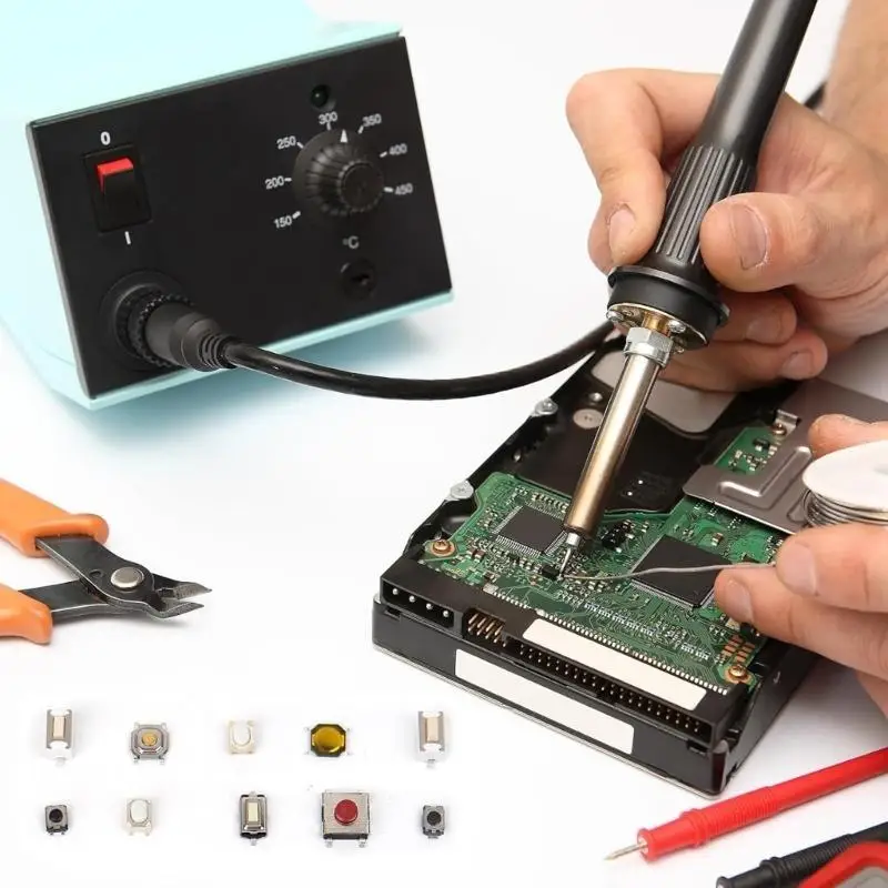 

652F 250Pcs 10 Types Push Button Touch Microswitch Buttons Momentary Push Button Switches for Car Keys Enduring