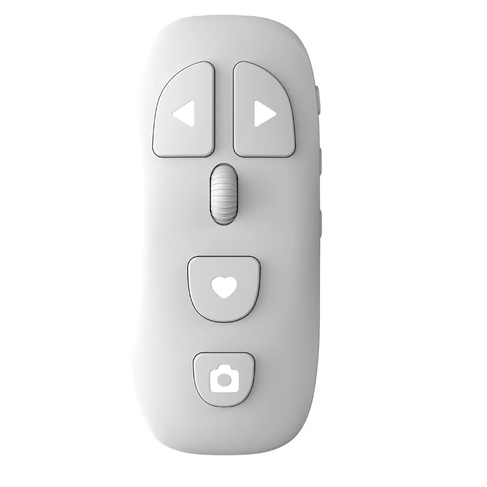 Live Broadcasts Remote Control Multi Functional Silent Roller Remote Control With Zoom & Shutter Video E-book Page Flipping