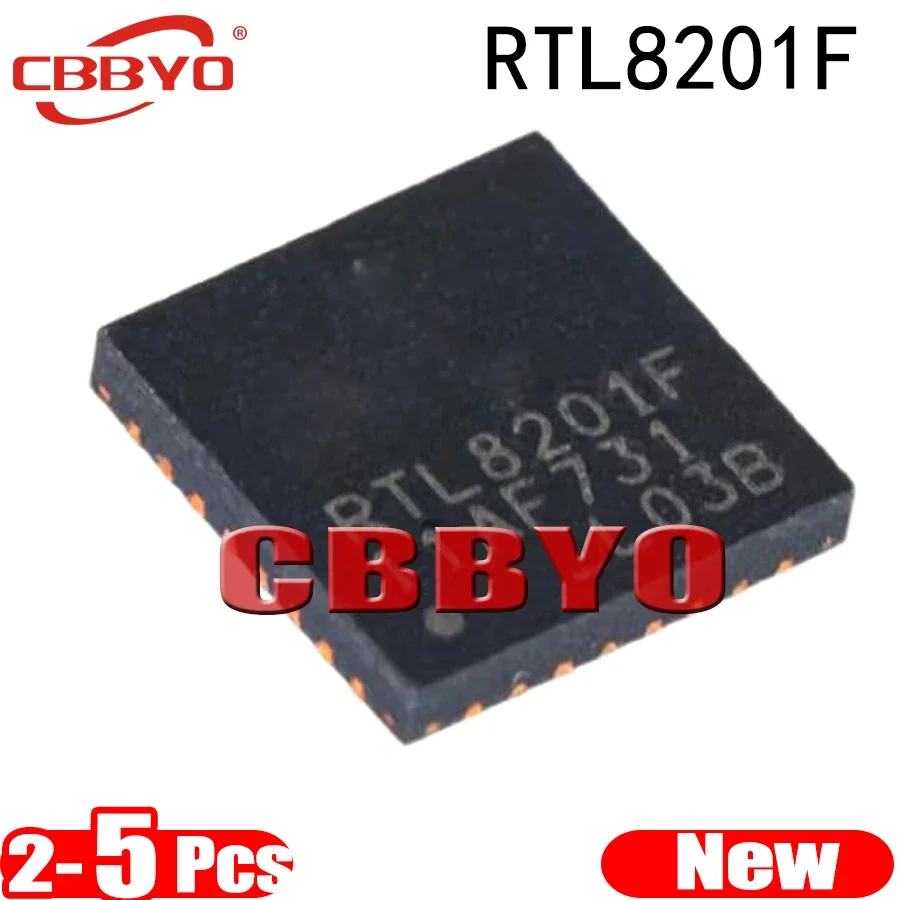 (2-5piece)100% New RTL8201F RTL8201F-VB-CG QFN-32 Chipset