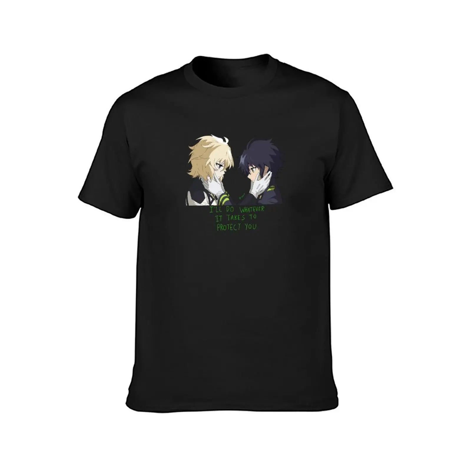 Yuu and Mika Seraph of the End T-Shirt anime clothes quick-drying kawaii clothes mens t shirts casual stylish