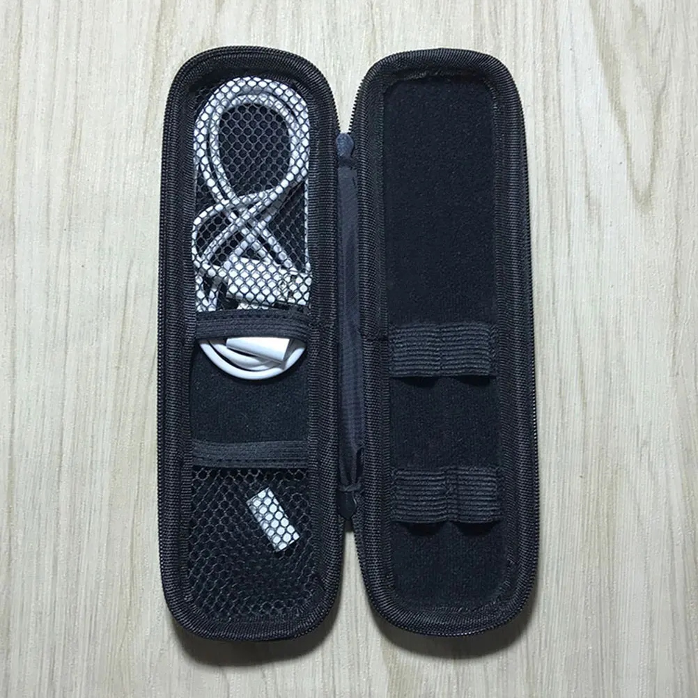 

Stylus Pen Pencil Case 2pcs EVA Fabric PU Zipper Storage Pouch Lightweight Dustproof Portable Holder for USB Earphone