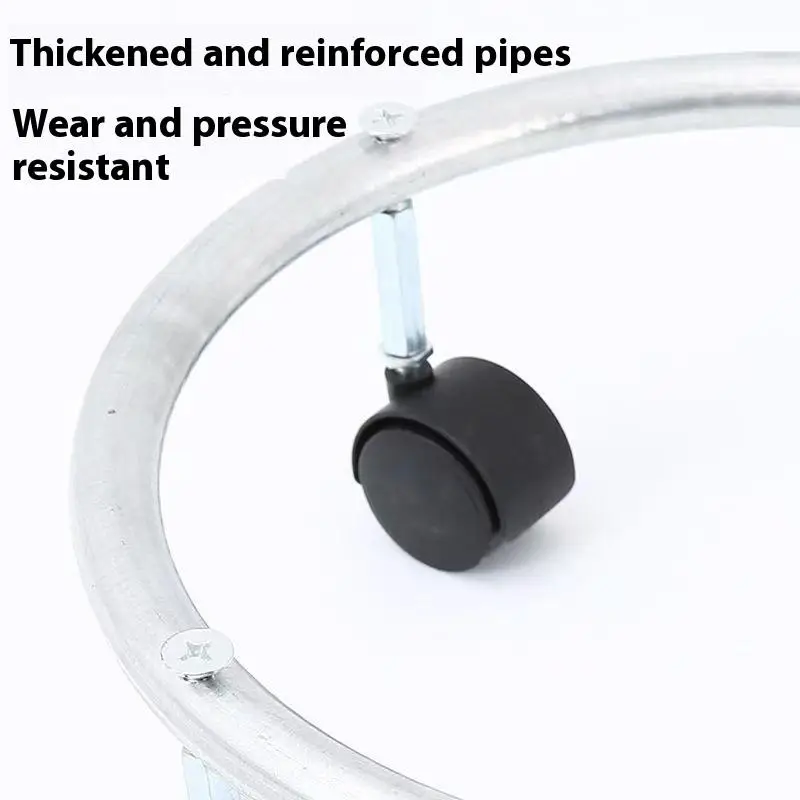 Portable Propane Tank Cart with Wheels - Stainless Steel Gas Cylinder Dolly for Easy Handling & Storage, Adjustable Bracket Tray