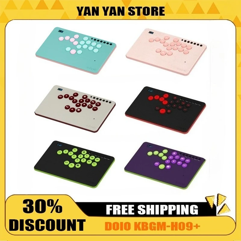 

Doio Kbgm-H09 Plus Hitbox Steam Switch Pc Multi-Key Gamer Keyboard Aluminium Alloy Mechanical Keyboard Type-C Support Ps 4 5