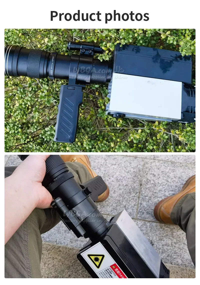 260W Laser Obstacle Clearer Machine Kit Igniter Pump Source DIY Laser Working Range 0-90 Meters Combustible Paper Wood Burning