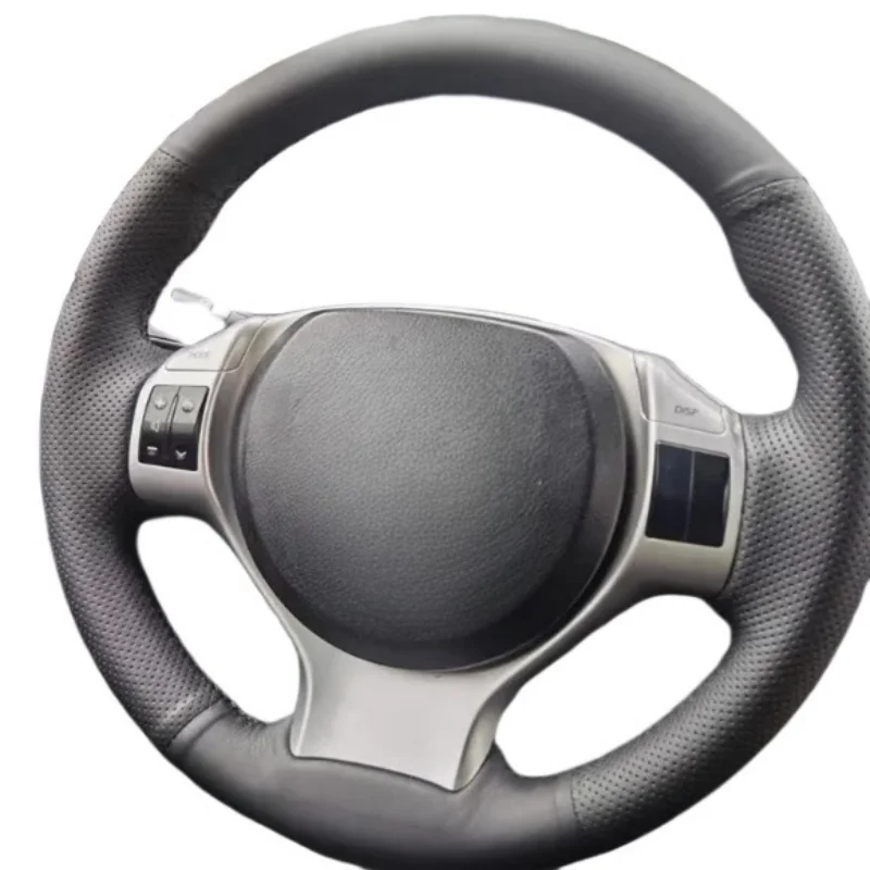Custom Hand Sewing Microfiber Leathe Car Steering Wheel Cover For Lexus ES GS RX 250 270 300h 350 450h F SPORT Car Accessories view 2