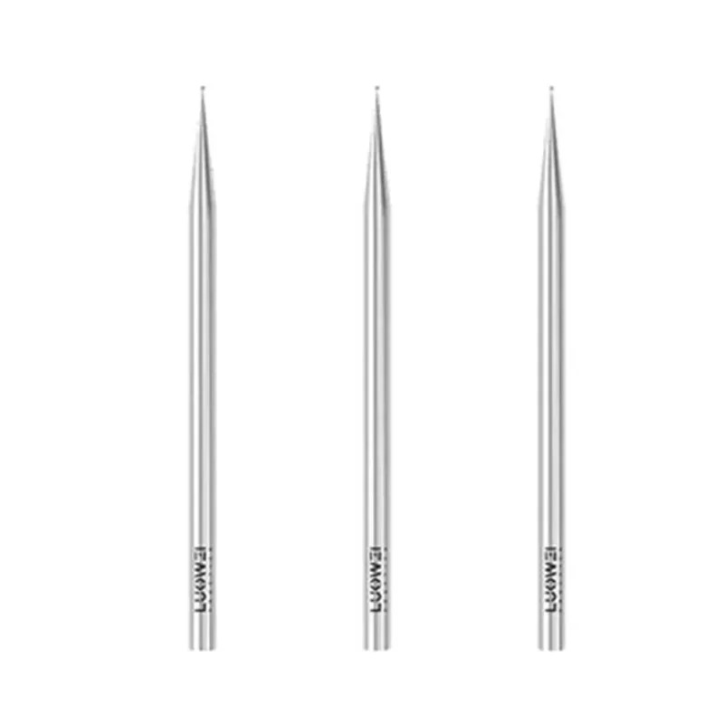 LUOWEI 0.3/0.4/0.5mm Testa di coltello da intaglio sferica per IP Android Huawei Scheda madre CPU Testa di lucidatura per riparazione giunti di saldatura