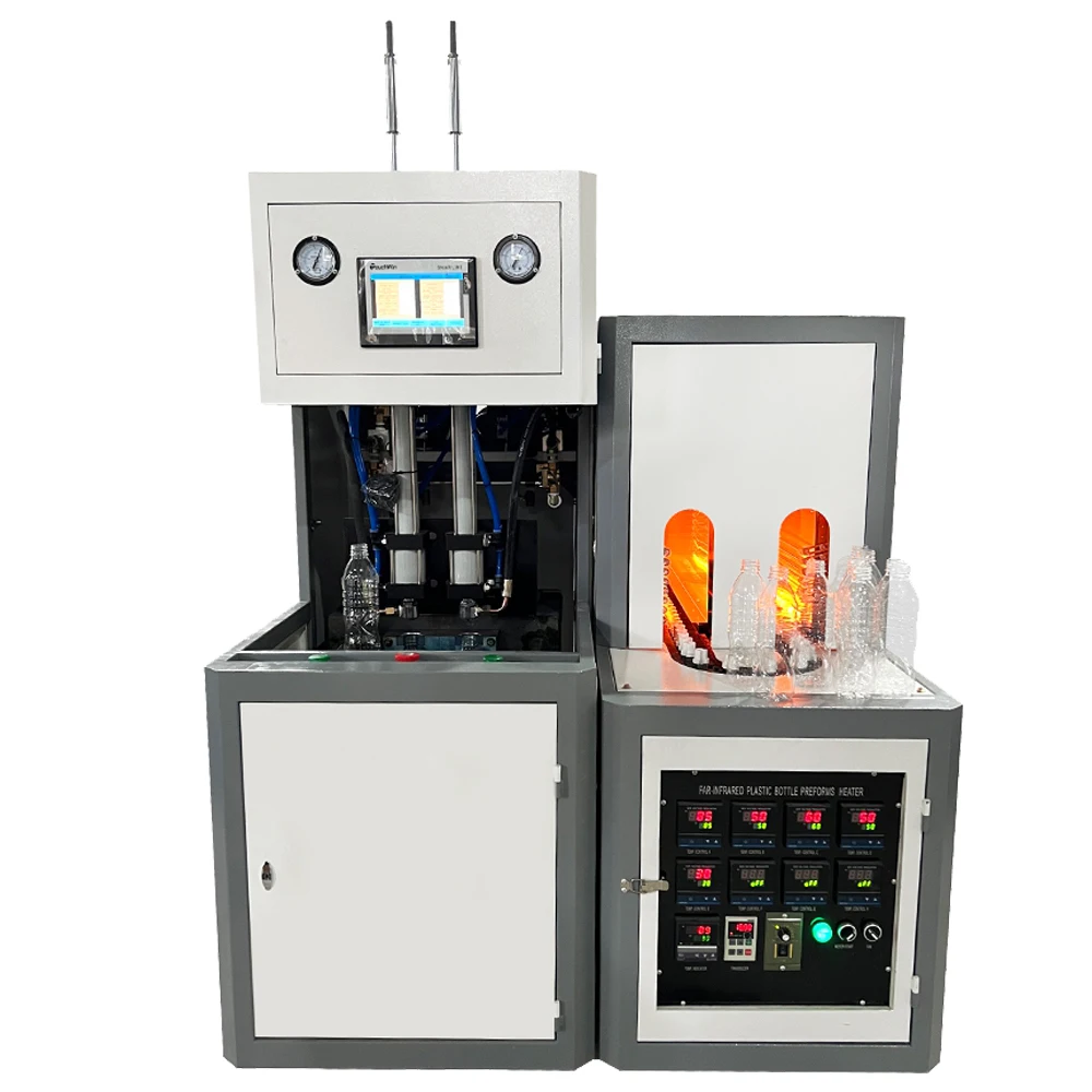China Good Quality Semi Automatic Stretch Blow Moulding Machine Plastic Blowing Machine for Making 100ml to 5L Plastic Bottle