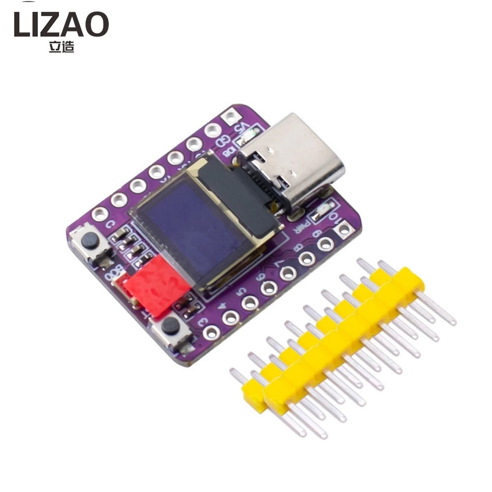 ESP32-C3 OLED Development Board 0.42 Inch Screen WiFi Bluetooth Module Type-C Interface IoT Smart Home DIY Electronic Project