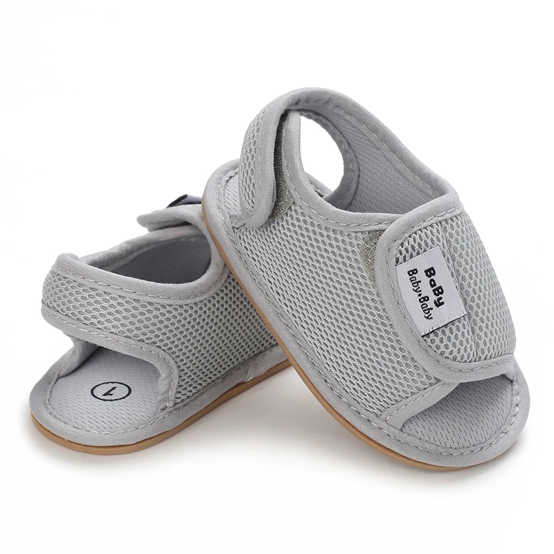 Baby Boys Girls Summer Sandals Outdoor Beach Anti-Slip Rubber Soft Sole Newborn Toddler First Walker Shoes