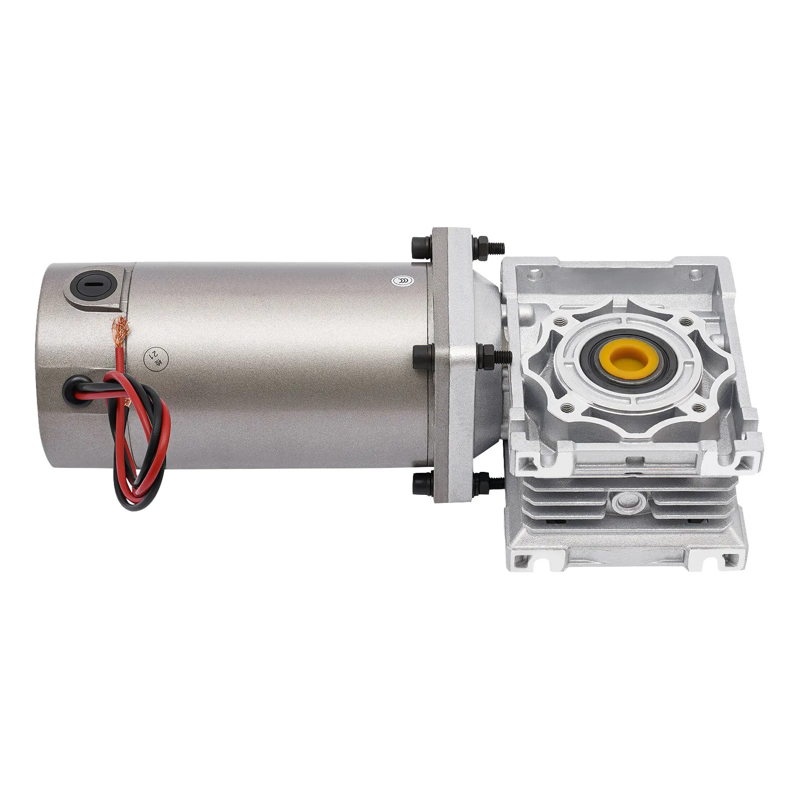 محرك تروس دودة 300 وات تيار مستمر 24 فولت مع علبة تروس ذاتية القفل قابلة للعكس ذات عزم دوران عالي منخفضة الضوضاء لأتمتة المعدات الصناعية #6