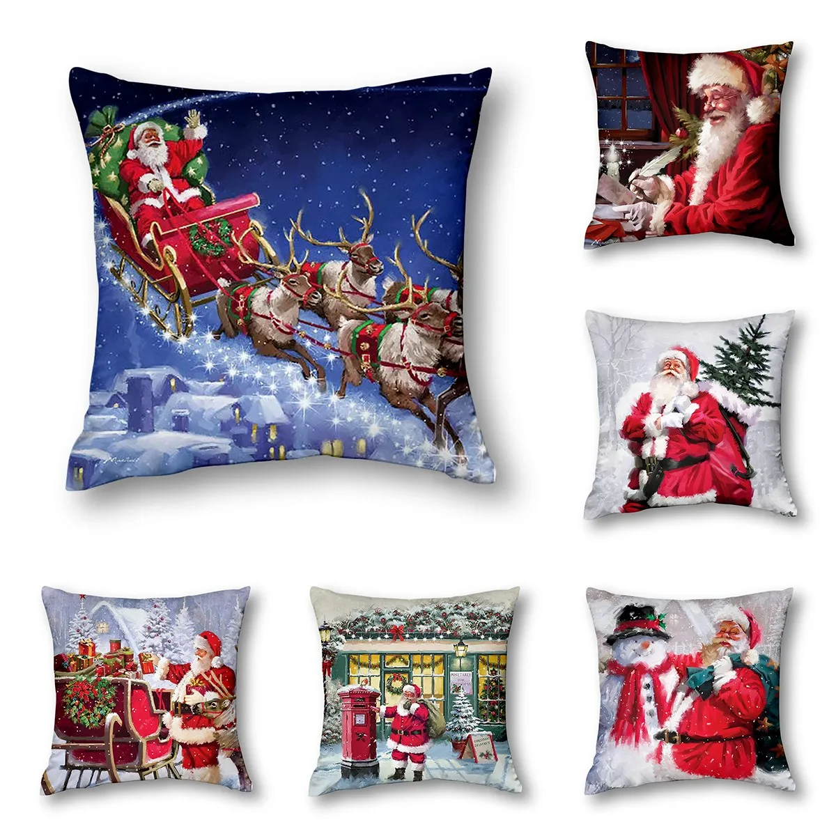 Christmas Decoration Nordic Cushion Cover 45x45 Bed Decor Pillow Cover Elegant Cushion Decor Sofa Home Decor