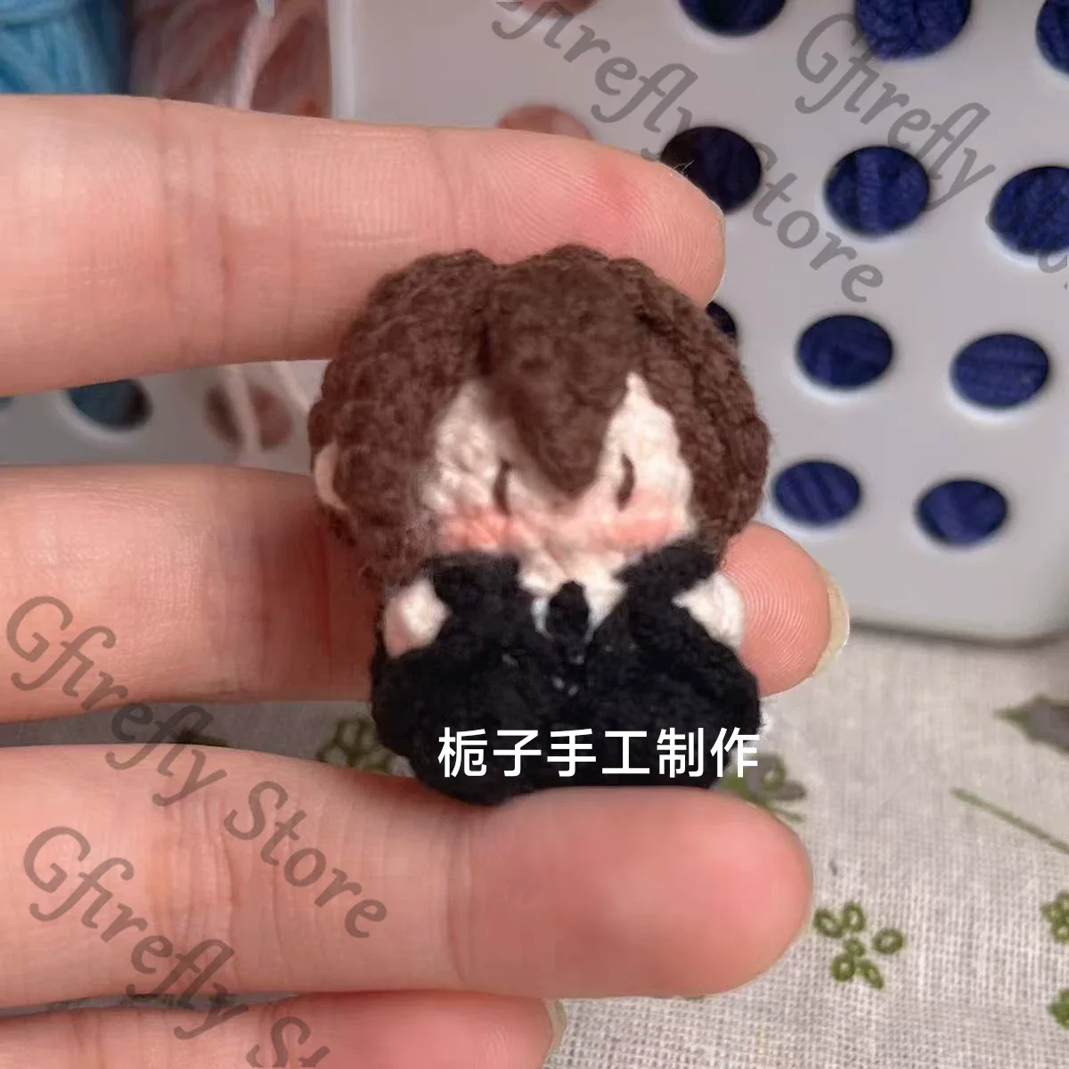

Bungo Stray Dogs Finished Products Hand-crocheted Cosplay Ornaments Cotton Hanging Drop Dazai Osamu Nakahara Ryunosuke Akutagawa