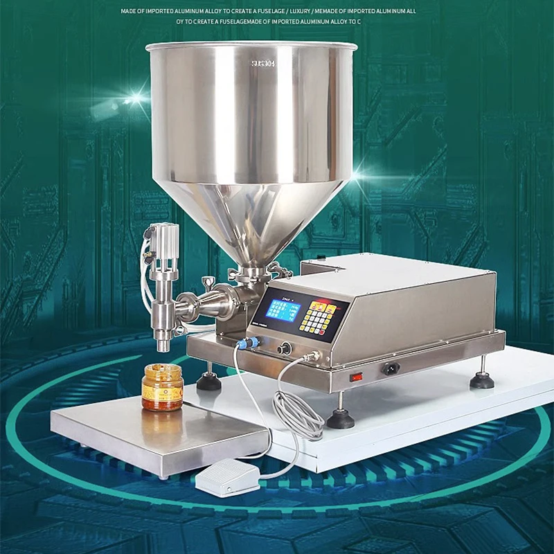 

Sauce filling machine, liquid weighing and mixing, sesame chili bean paste fully automatic quantitative filling machine
