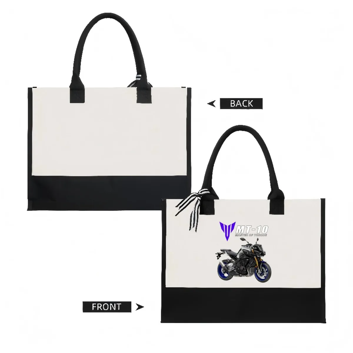 MT 10 2026 جديد وصول موضة عملية واسعة قابلة لإعادة الاستخدام حمل حقيبة نمط طباعة 2 لهجة الثقيلة حقيبة كتف كبيرة لجميع D #2