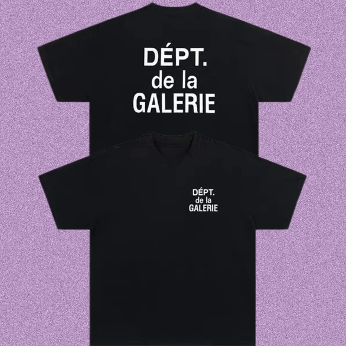 Fit Gallery Short-sleeved Dept Correct Version Letter Print 2026 New American Casual High Street Cotton T-shirt Trend