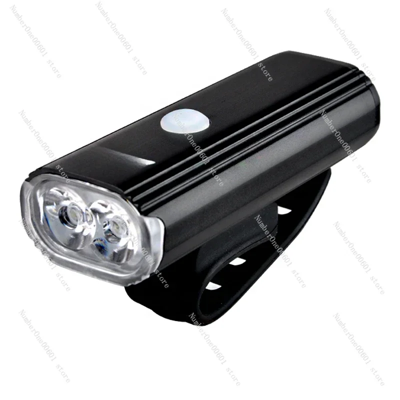 Bicycle headlights, bicycle lights, bright light, charging night riding lights, anti-heavy rain charging emergency flashlight