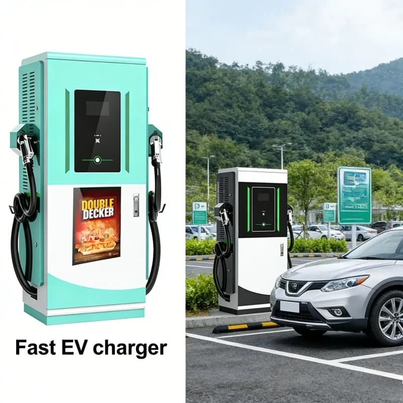 60kW 120kW 180kW Waterproof Smart APP  Dc Fast Charging Pile DC EV Fast Charger DC Electric Vehicle Charging Pile Customized