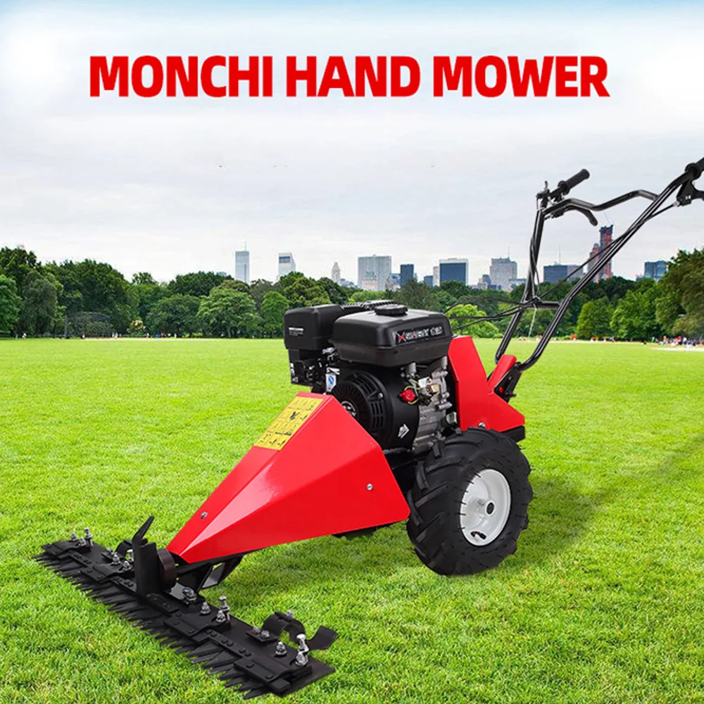 

4KW Gasoline Lawn Mower with 4 stroke Engine Handheld Cordless diesel fuel Grass Trimmer Garden Pruning Tools Rice Harvesting