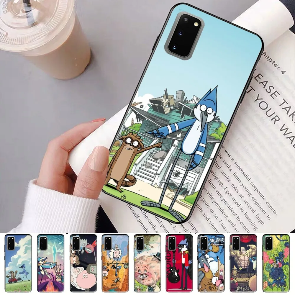 

Cartoon Regulars Cute Show Phone Case For Samsung S 9 10 20 21 22 23 30 23plus lite Ultra FE S10lite Fundas