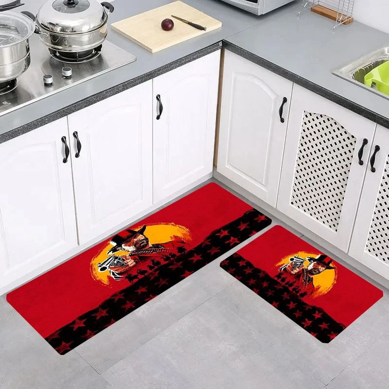 Game Red Dead Redemption 2 Rdr2 Room Mats Rugs Carpets Kitchen Carpet Balcony Doormat Entrance Door Foot Mat Home Rug Bathroom