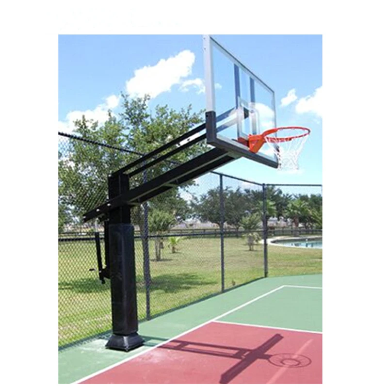 Inground Basketball Hoop Basketball Stand With Steel Ring for Schoolpromote sales
