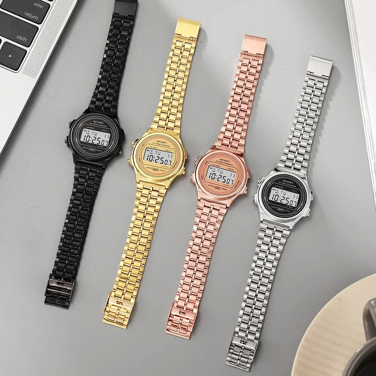 Reloj electrónico LED informal para mujer