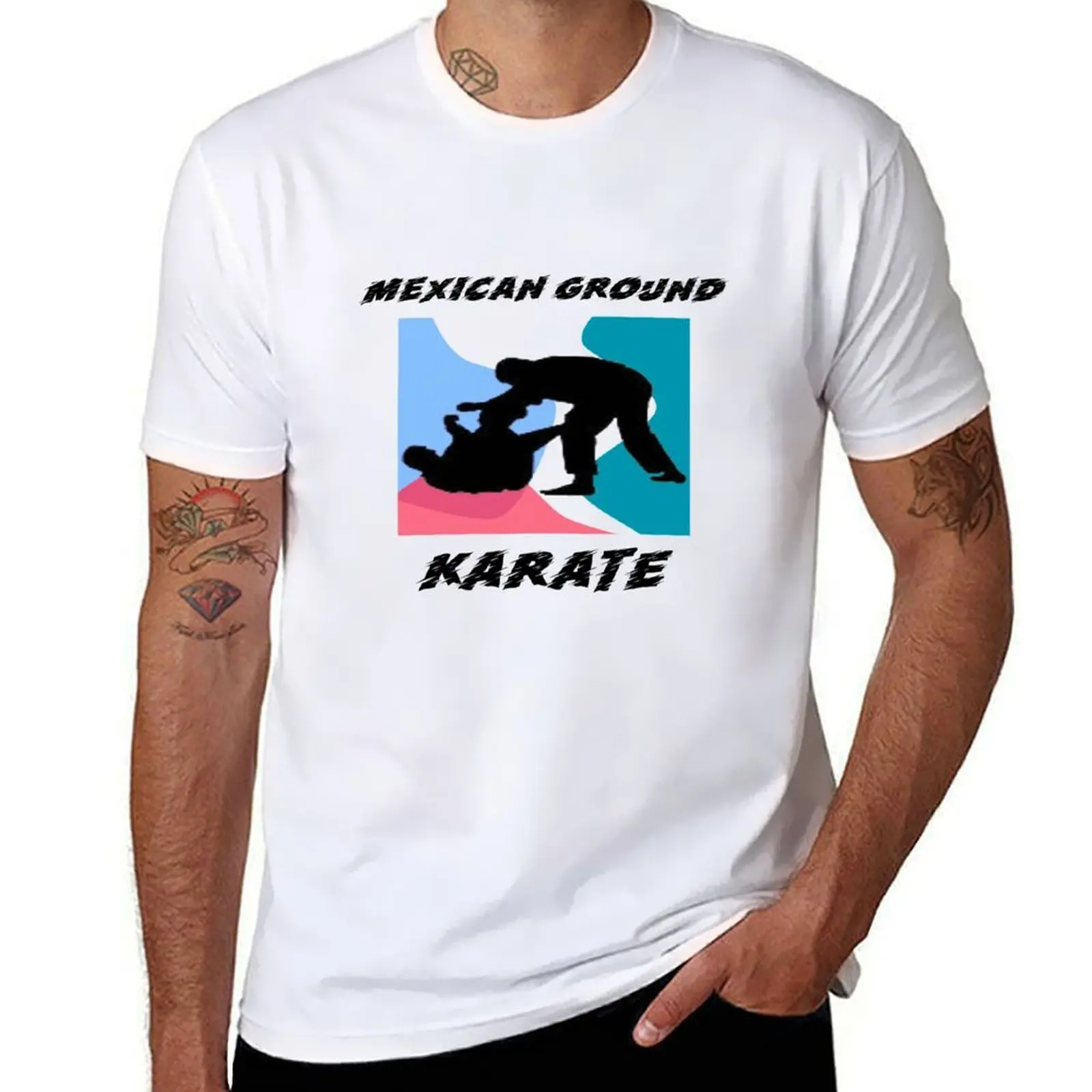 

Brazilian Jiu Jitsu | Mexican Ground Karate - BJJ T-Shirt mens graphic t shirts T-Shirt