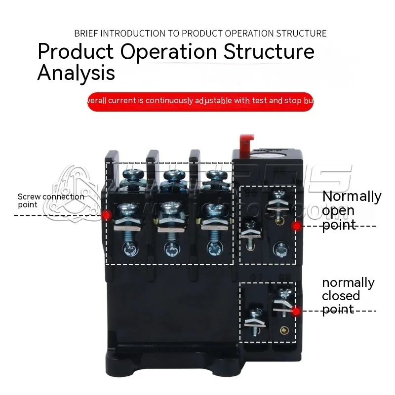 JR36 JR36-20 Thermal Relay Protection Motor 380V Three-phase TemperaTure Thermal OverlOad Matching Cjx2