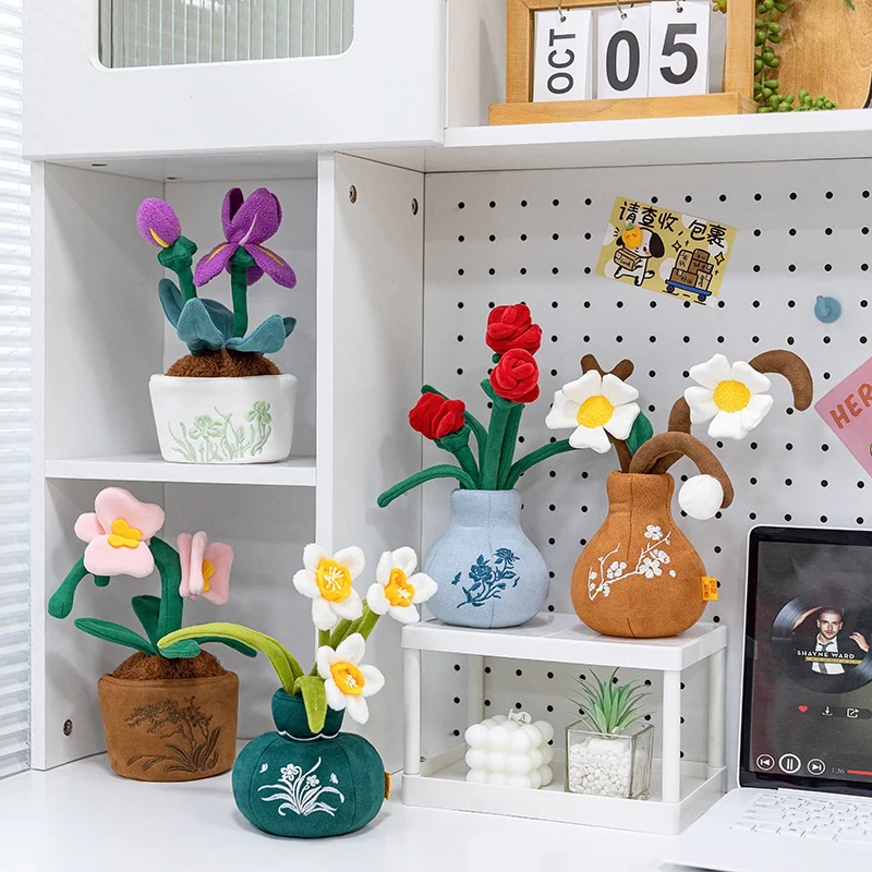 Decorazioni floreali raffinate da 25 cm, bouquet di fiori con design separabile, dotato di fragranza, decorazione per la casa